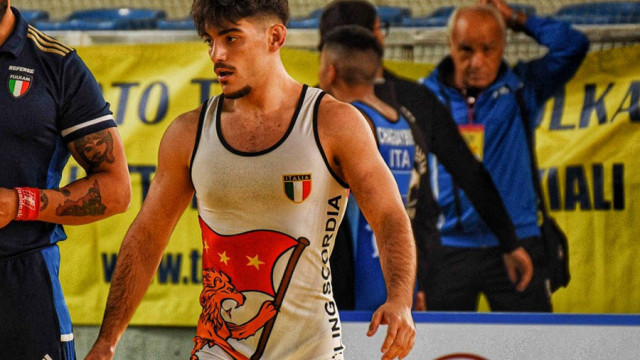 Christian Caniglia, studente atleta di Lotta