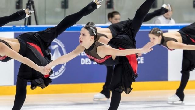 Alessia Limardi, studentessa atleta di pattinaggio di figura sincronizzato