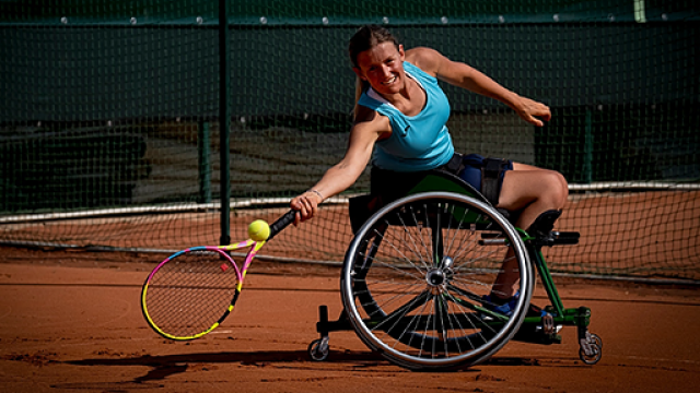 Maria Vietti, studentessa atleta di tennis