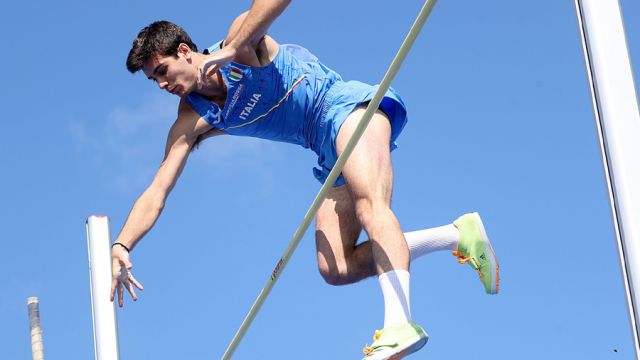 Francesco Pugno, studente atleta di salto con l'asta
