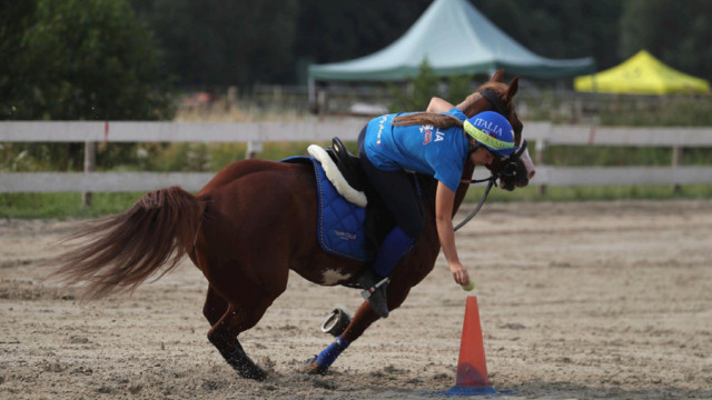 Giorgia Regis studentessa atleta Mounted Games