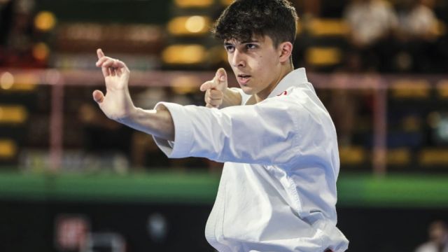 Thomas Galeotti, studente atleta di karate