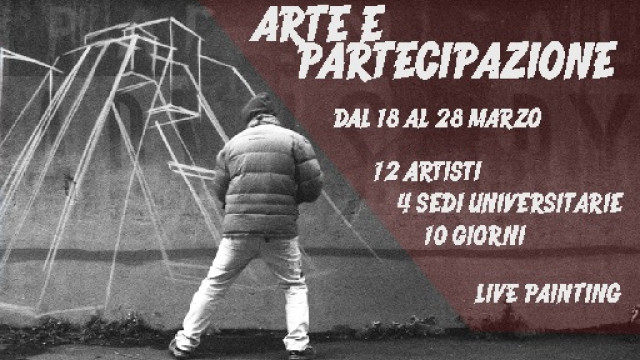 Verso le elezioni studentesche: 12 street artists all’opera in Unito Foto di uno street artist all’opera