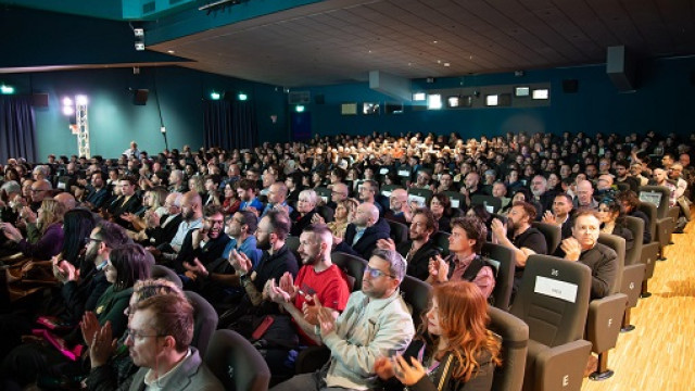Fotografia del pubblico di un cinema