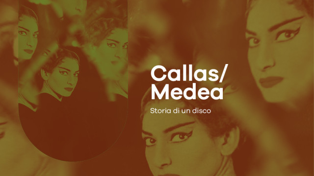 grafica su sfondo ocra con immagine callas