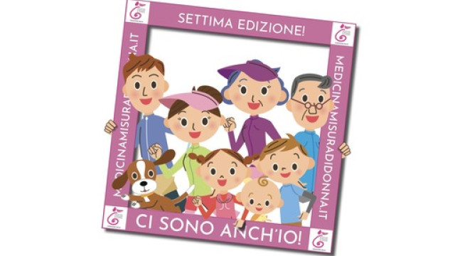 Figure fumetto di adulti e bambini sorridenti