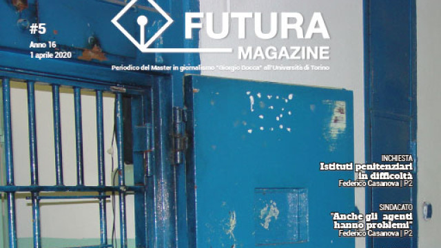 Copertina del quarto numero di Futura: grata di una cella