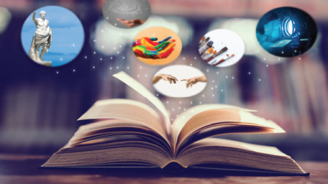 Proof of Value Instrument 2022 Libro aperto con immagini di diversi saperi