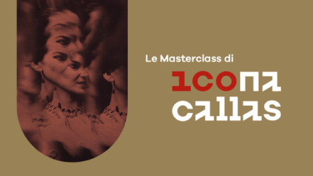 Fotografia del volto di Maria Callas