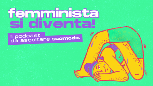 Immagine in versione fumetto di una ragazza che fa sport, titolo dell'avviso