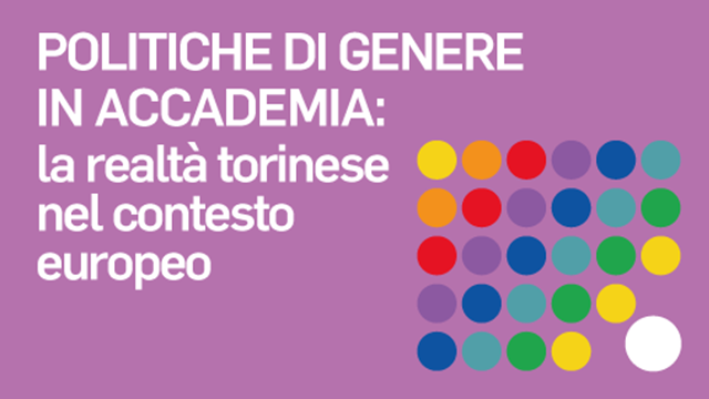 Presentazione del Bilancio di Genere e del Gender Equality Plan (GEP)