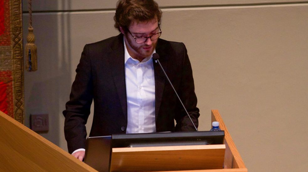 Inaugurazione anno accademico 2017-2018 - Presidente del Consiglio degli Studenti Luigi Botta