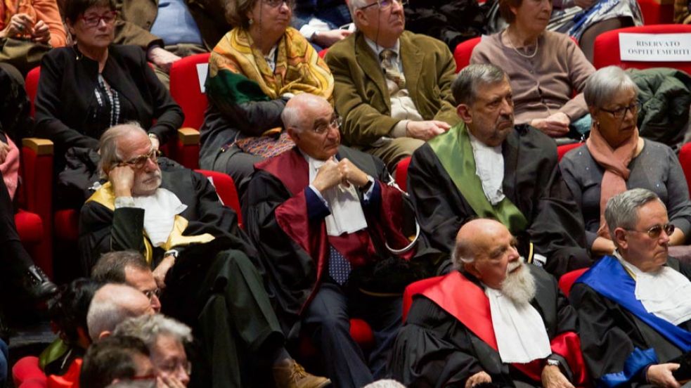 Inaugurazione anno accademico 2017-2018 - pubblico in aula