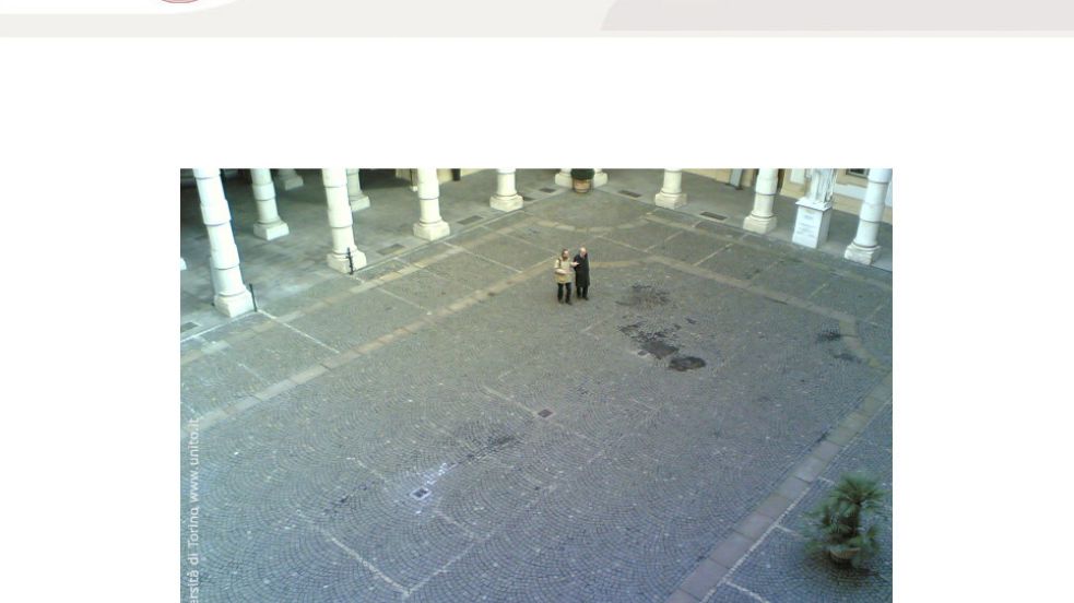 Cortile del Rettorato prima dei lavori