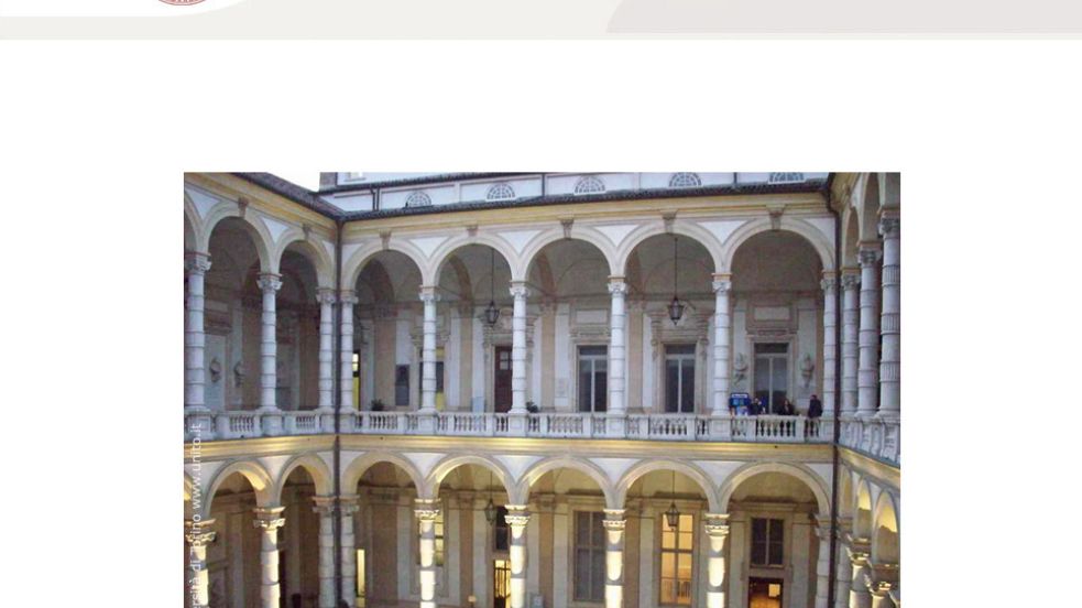 Cortile del Rettorato dopo i lavori - vista notturna 1