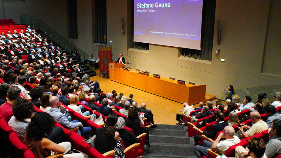 Panoramica aula Magna