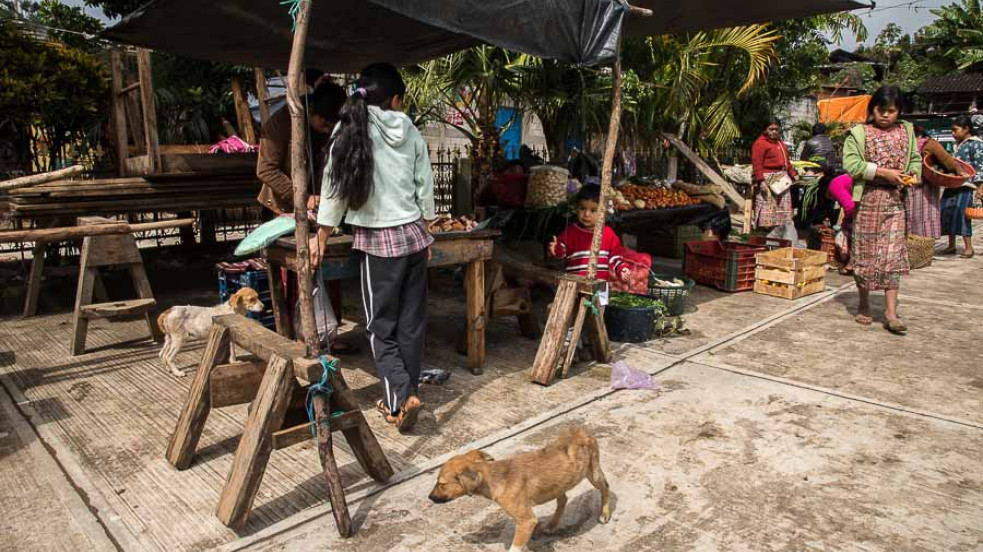 Guatemala - Santa Evelina, mercato