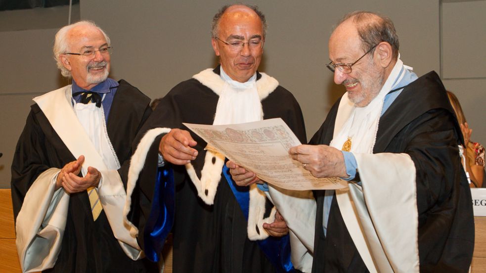 laurea honoris causa Umberto Eco