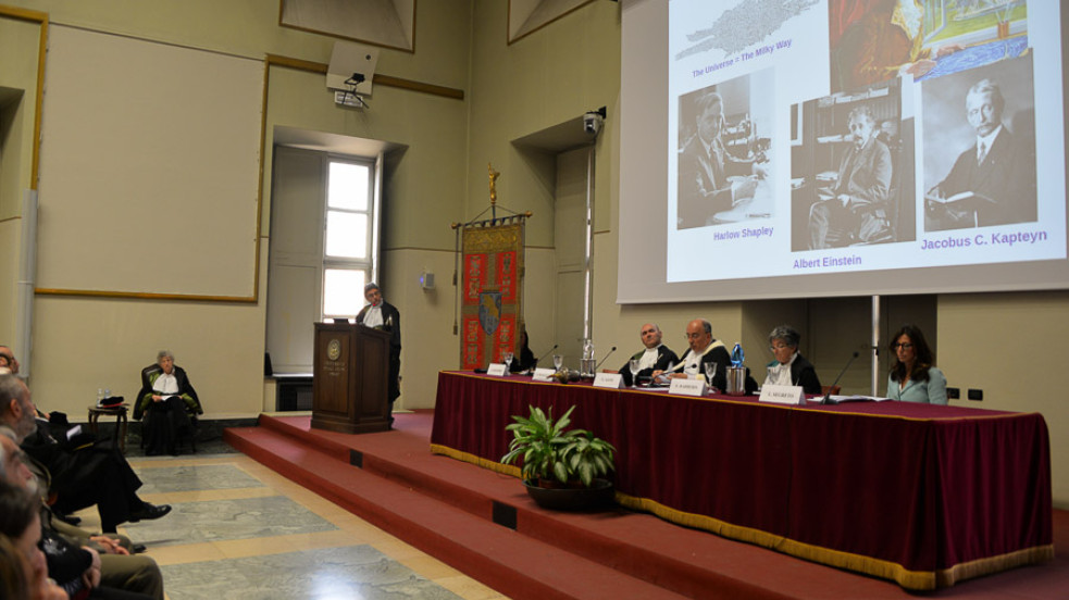 Laurea honoris causa Margaret Joan Geller - Aula Magna