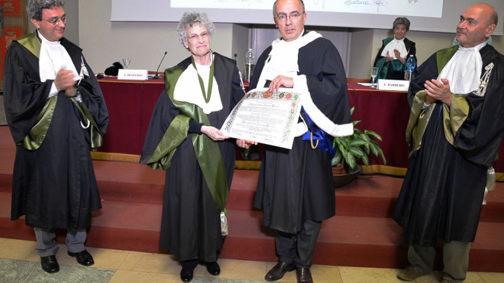Laurea honoris causa Margaret Joan Geller - premiazione 