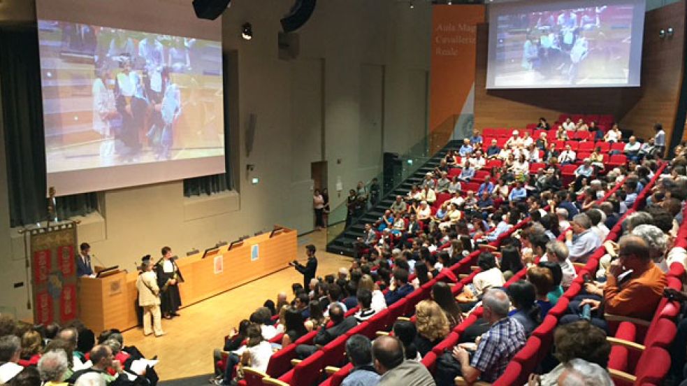 Inizio della cerimonia di premiazione