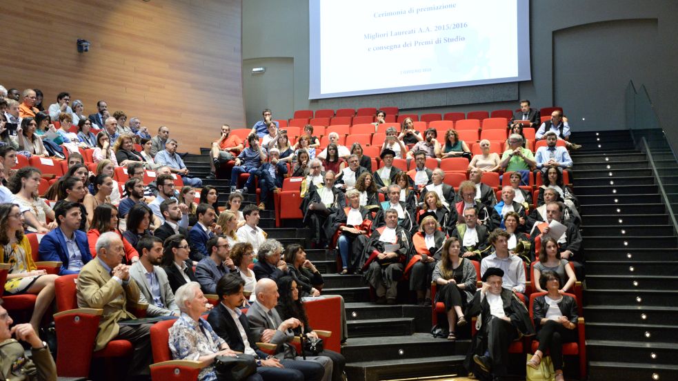Inizio della cerimonia di premiazione