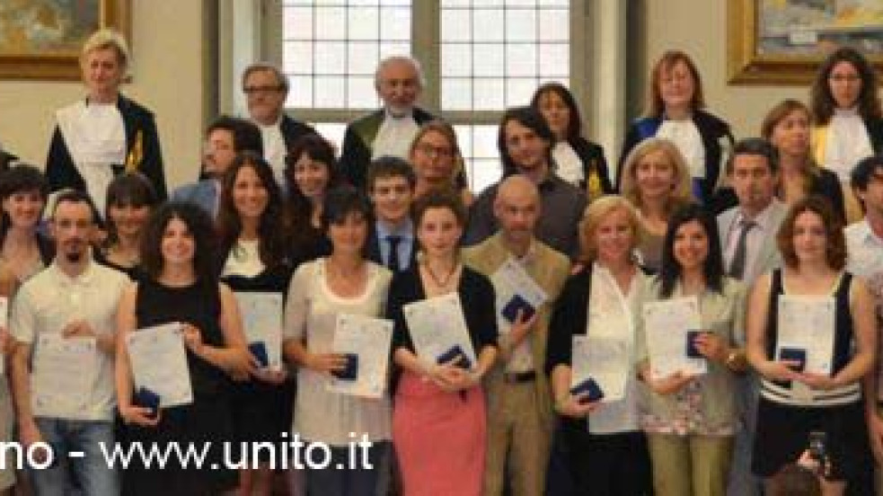 Foto di gruppo dei migliori laureati delle Facoltà umanistiche