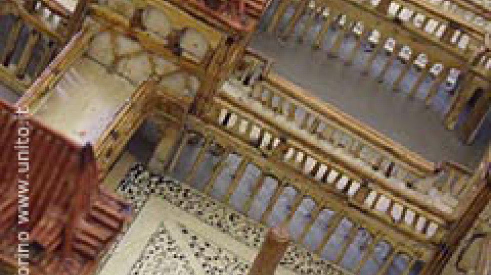 Modelli in scala del Castello del Valentino a Torino