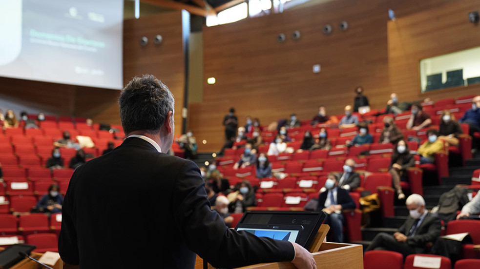 Pubblico in aula magna