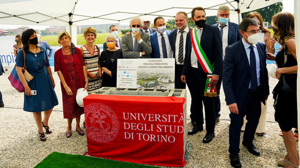  Cerimonia di posa della prima pietra della "Città delle Scienze e dell'Ambiente" 8 luglio 2021