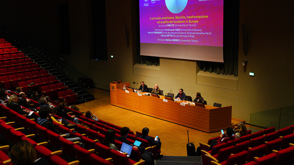 Panoramica Aula Magna della Cavallerizza Reale