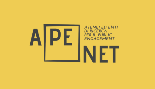 logo Apenet con scritta "Atenei ed enti di ricerca per il public engagement"