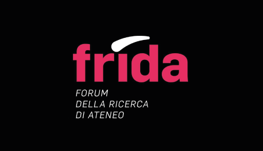 Logo Frida con scritta "Forum della ricerca di Ateneo"