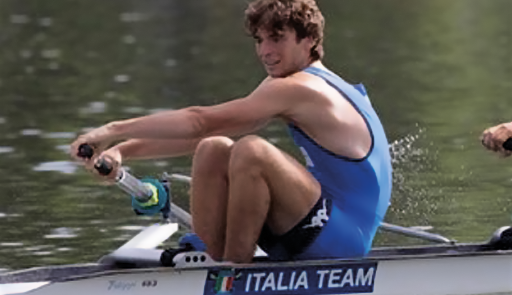 Alessandro Gardino, studente atleta di canottaggio