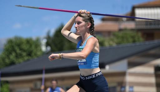 Anna Bertin, studentessa atleta di atletica