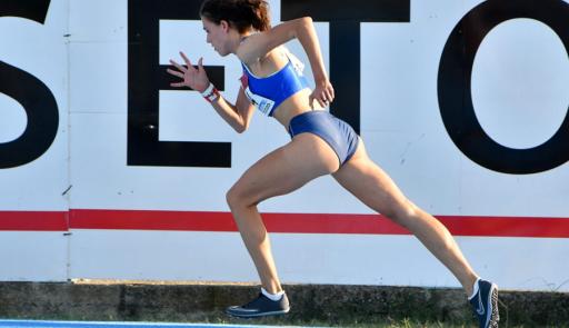 Francesca Bianchi Atleta che corre i 400 mt