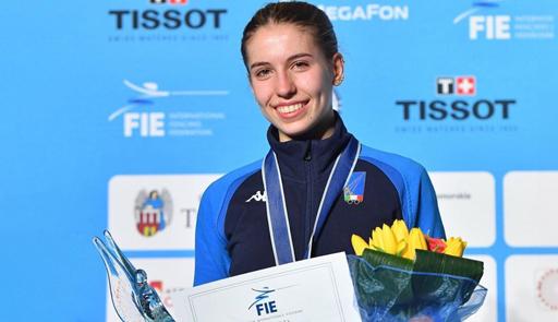 Gaia Caforio, studentessa atleta di scherma