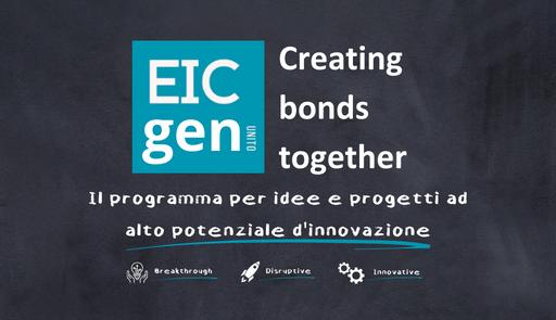 Logo e scritta "Il programma per idee e progetti ad alto potenziale di innovazione"