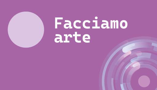 Titolo dell'evento su sfondo colorato