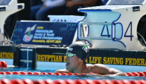 Christian Arroyo Paniagua, studente atleta di nuoto