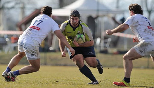 Matteo Liguori Giocatore di rugby durante una partita