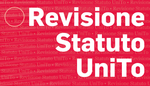 sfondo rosso con scritta Revisione Statuto Unito