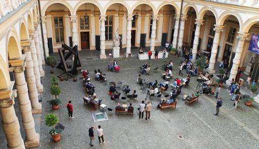 Cortile del Rettorato dall'alto