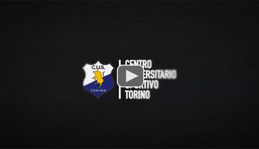 Logo CUS Torino su sfondo nero