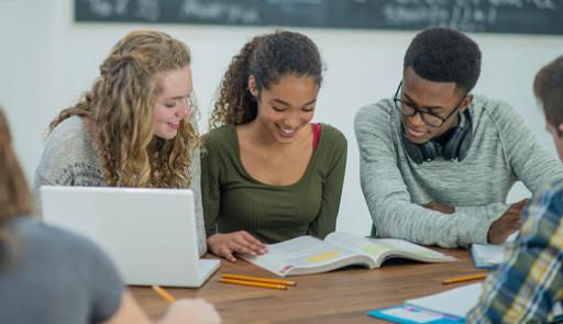 Studenti al lavoro