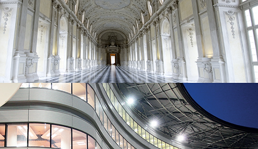 Vista della Reggia di Venaria e del Campus Einaudi
