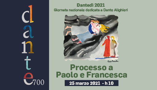 grafica Dante 700 - processo a Paolo e francesca