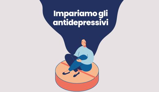 titolo del congresso su fondo colorato e disegno di una persona seduta