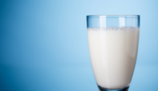 Un bicchiere di latte