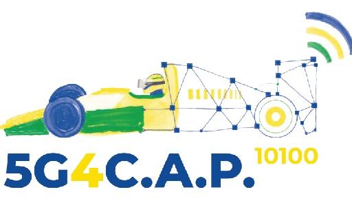 Titolo dell'evento su sfondo chiaro con disegno di macchina da corsa